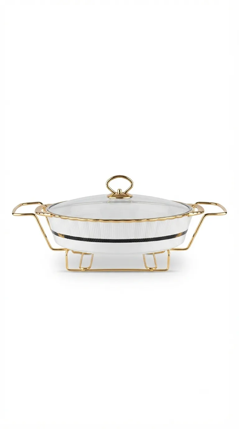 Premium Ceramic Dish For Stylish Everyday Serving-203-2(Medium) — White · Medium