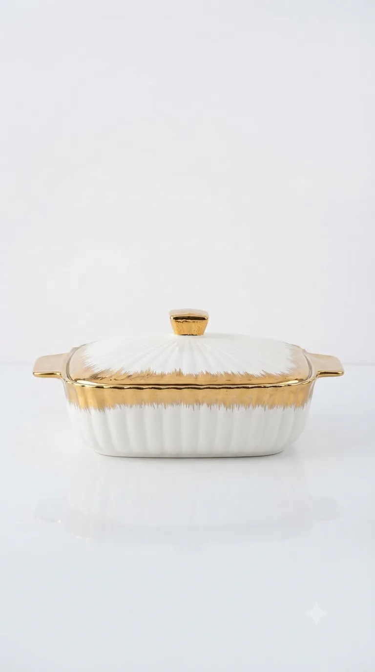 Premium Ceramic Dish For Stylish Everyday Serving-LX-131211A(Medium) — White · Medium