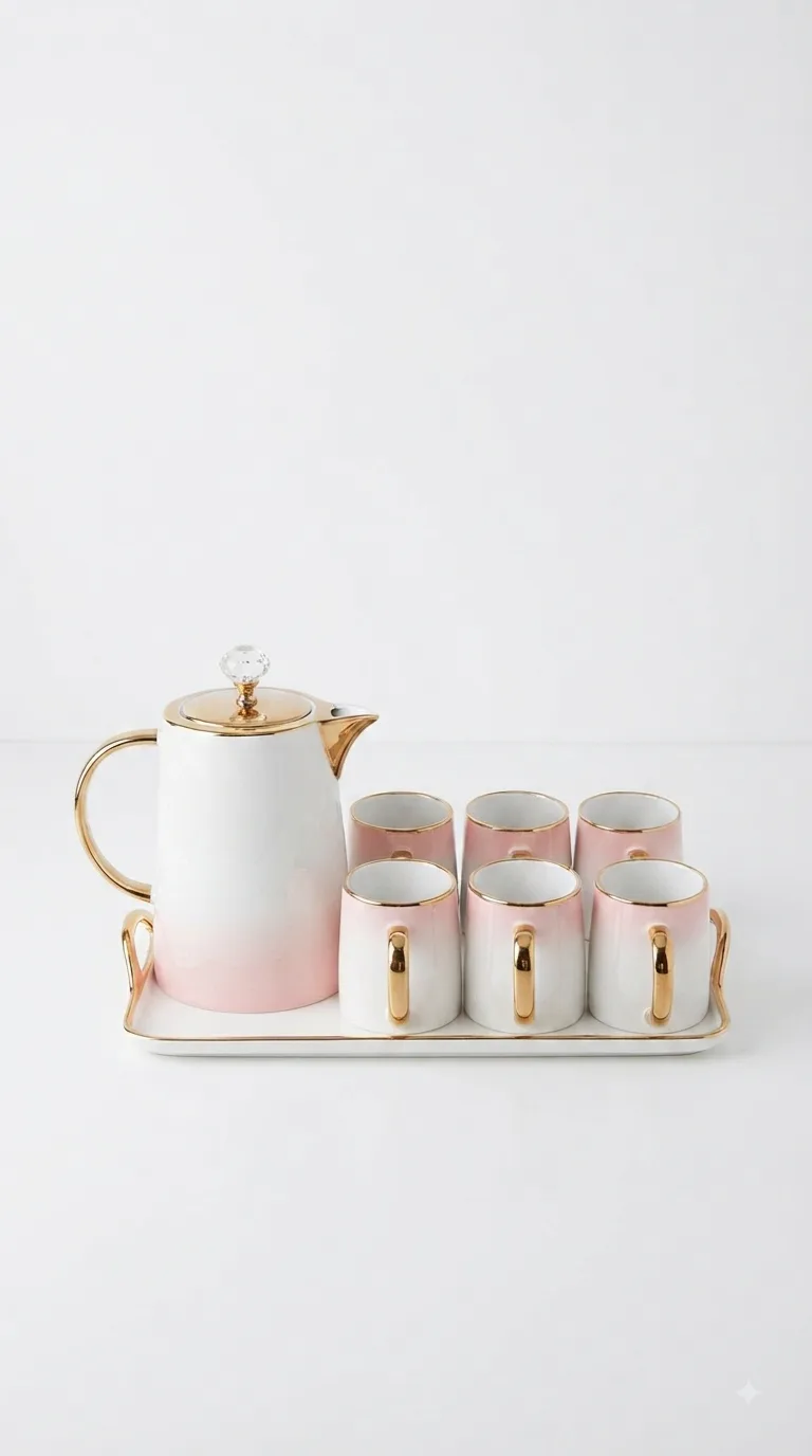 The Royal Tea Collection-16741-118 — white&pink