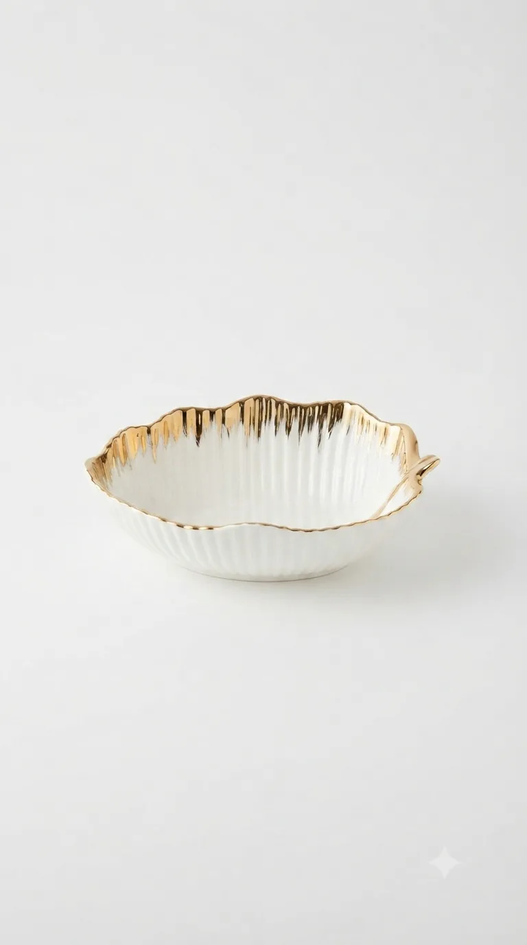 Premium Decorative Dining & Serving Tray-LX-6054-3G-Small — White · Small