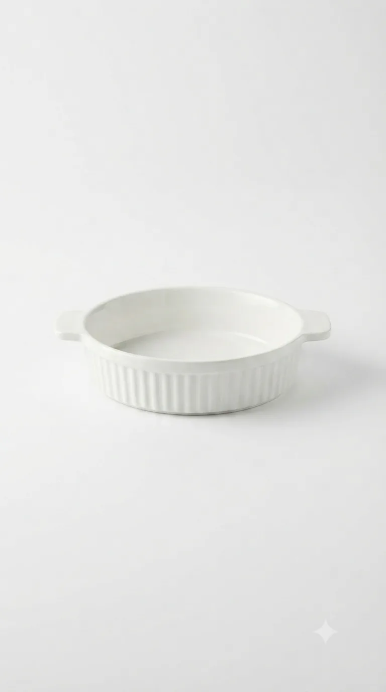 Luxury Ceramic Table Serving Dish-XH1103 — White