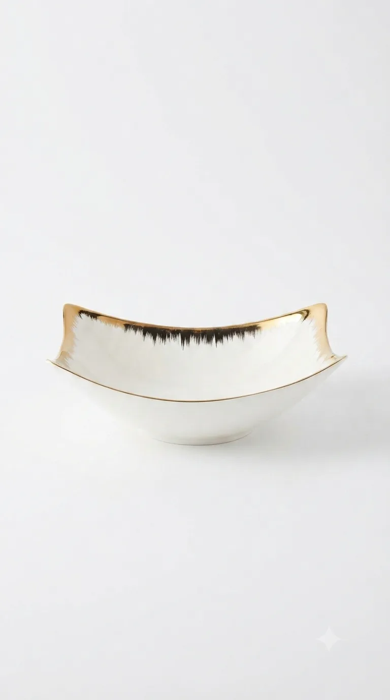 Premium Ceramic Multipurpose Snack & Dessert Serving Bowl-XYL216-84A — White